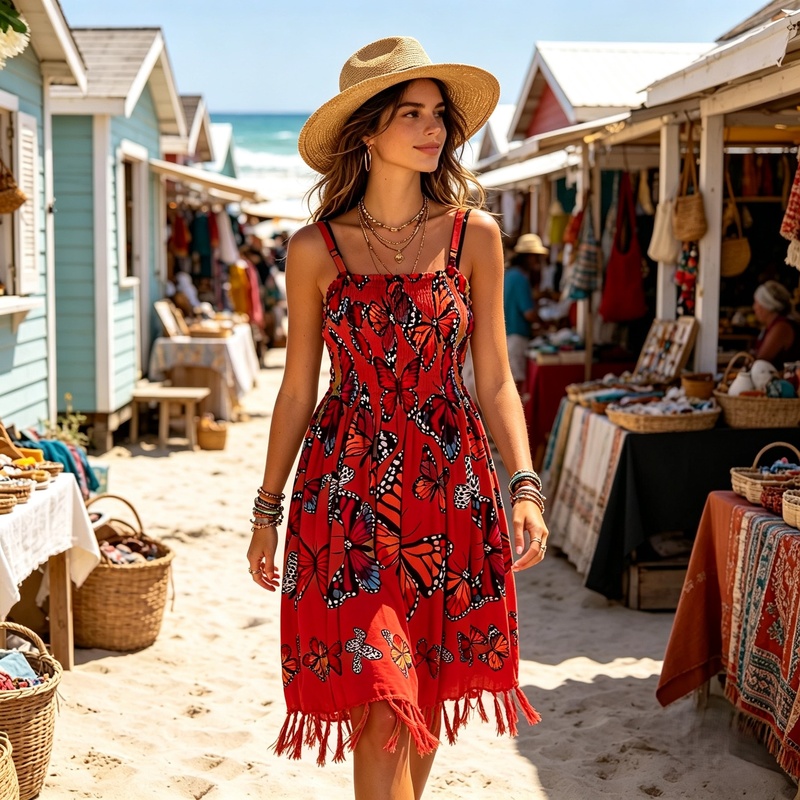 Summer Breeze Designs Anna Butterfly Dress – Assorted