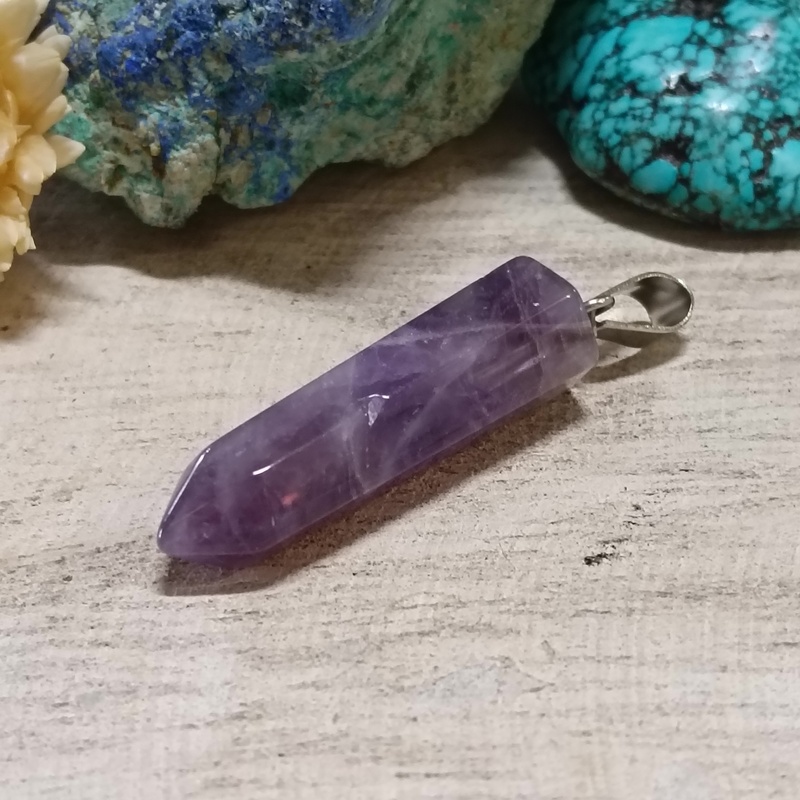 Semi-Precious Gemstone Pendant - Assorted