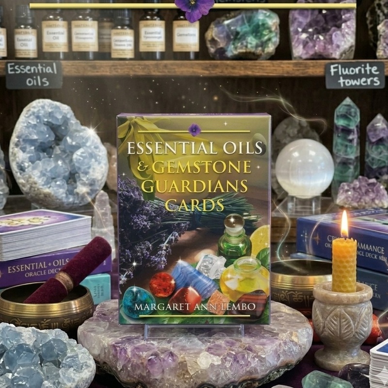 Essential Oils and Gemstone Guardian Cards