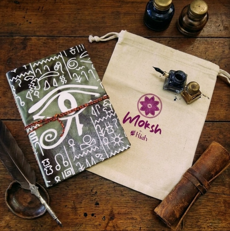 Handmade Paper Journal with Eye of Protection Design