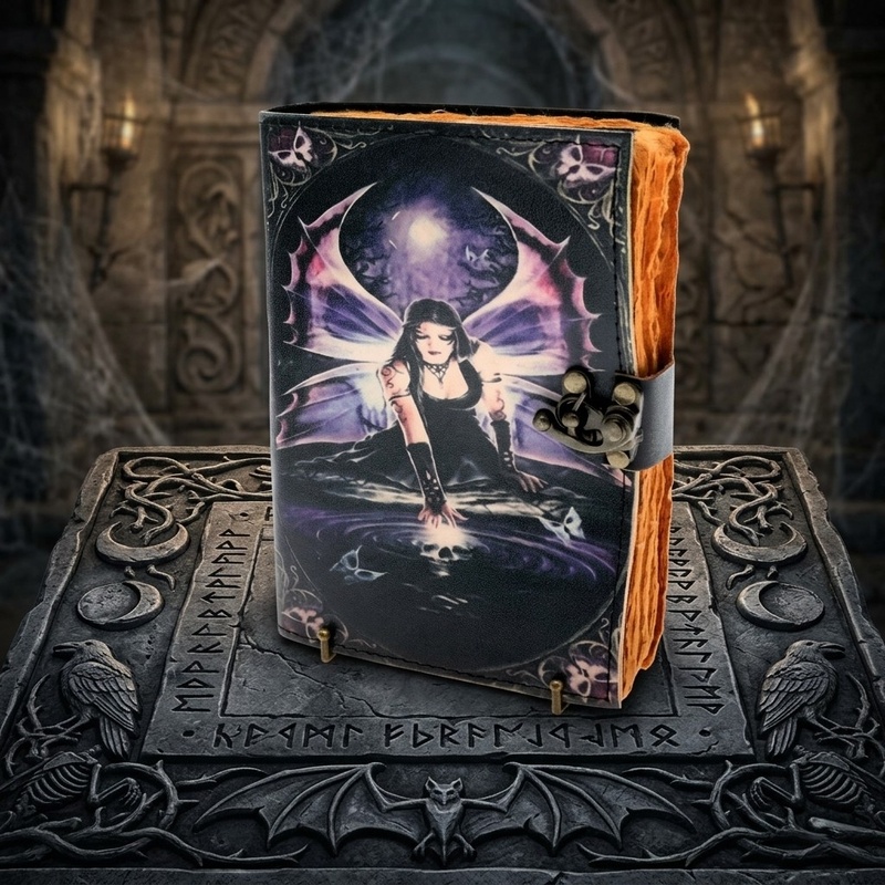 Fairy Reflection Leather Journal