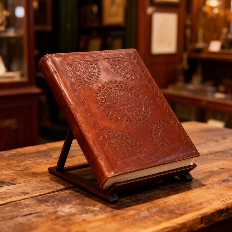 Hand Crafted Treeless Paper & Eco-Leather Journal – Morocco