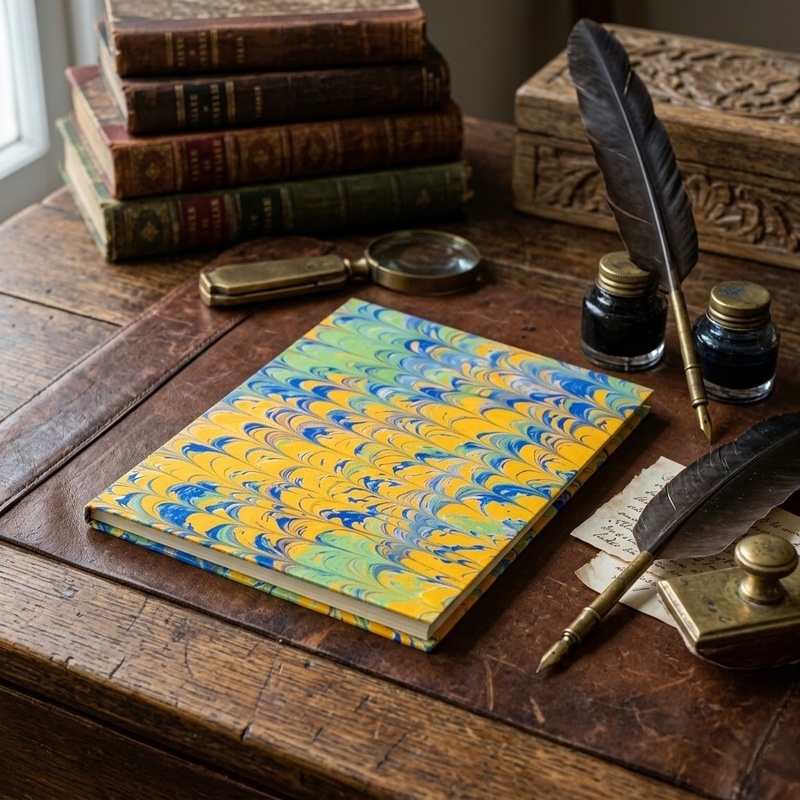 Marble Covered Jute Journal – Kesey