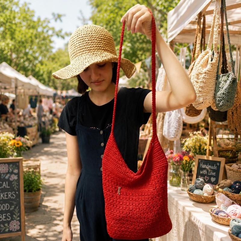 Crochet Summer Breeze Designs Bag Assorted Colours