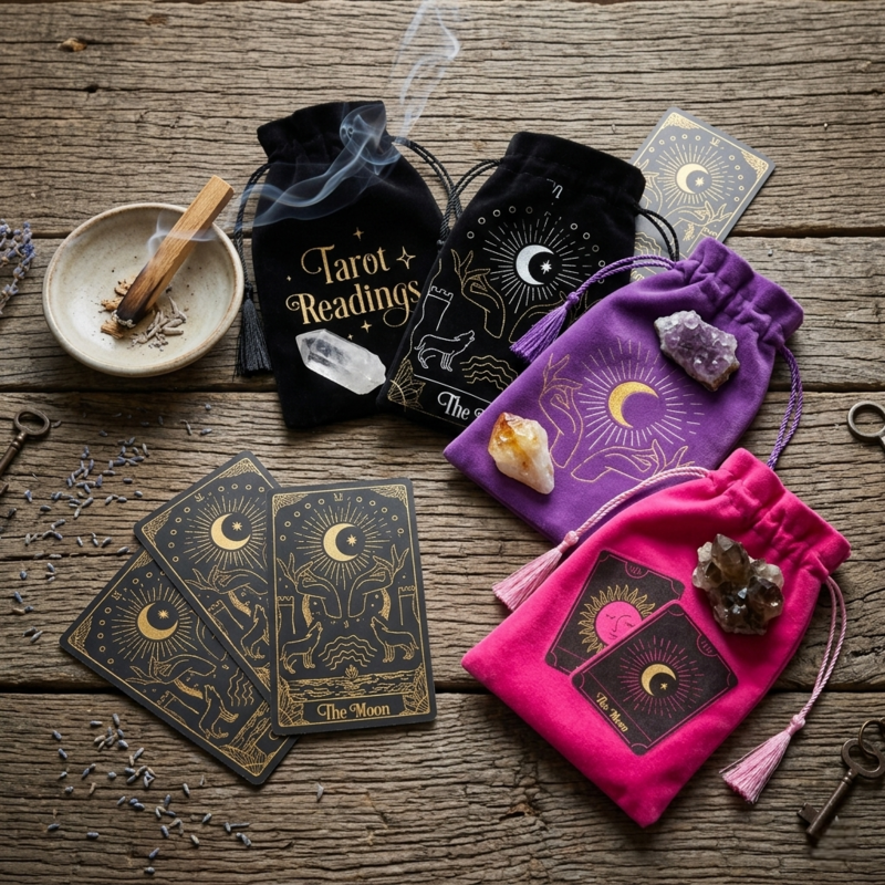 Velvet Tarot Bag Assorted