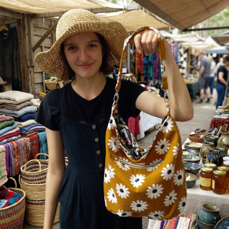 Handmade Fabric Tote Bag – Assorted