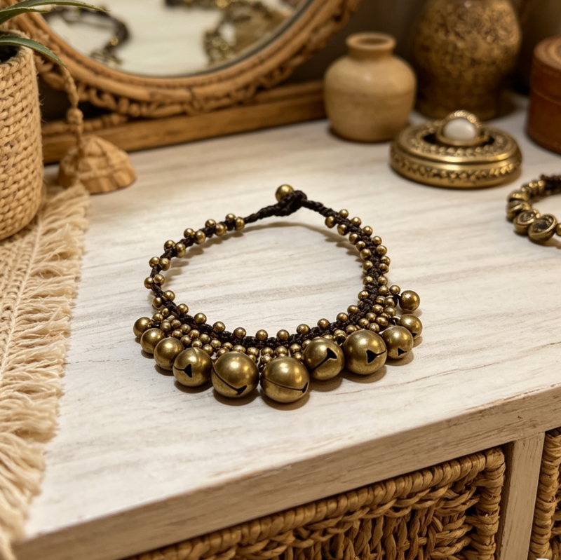 Brass Bells Anklet