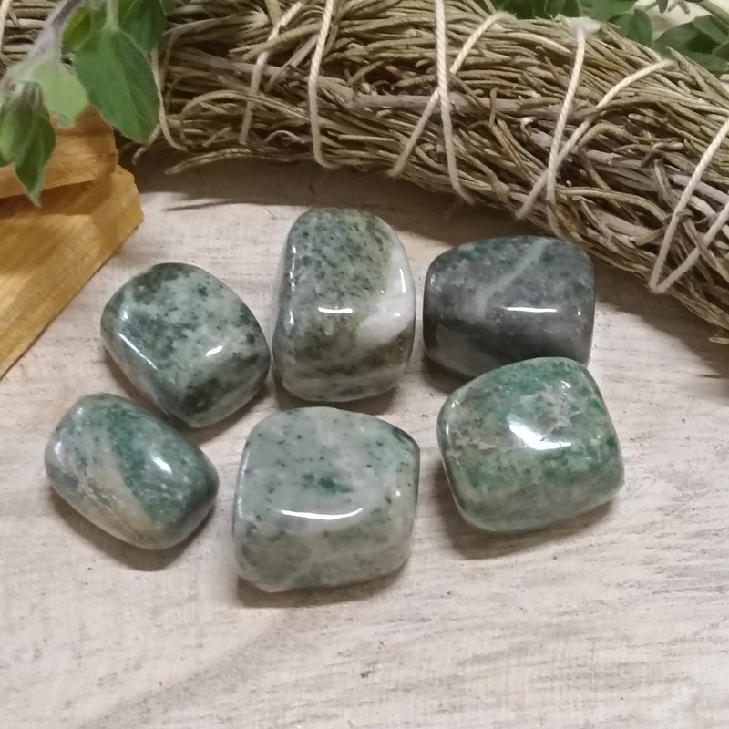 Rich Jade Tumble Stones Pack 6