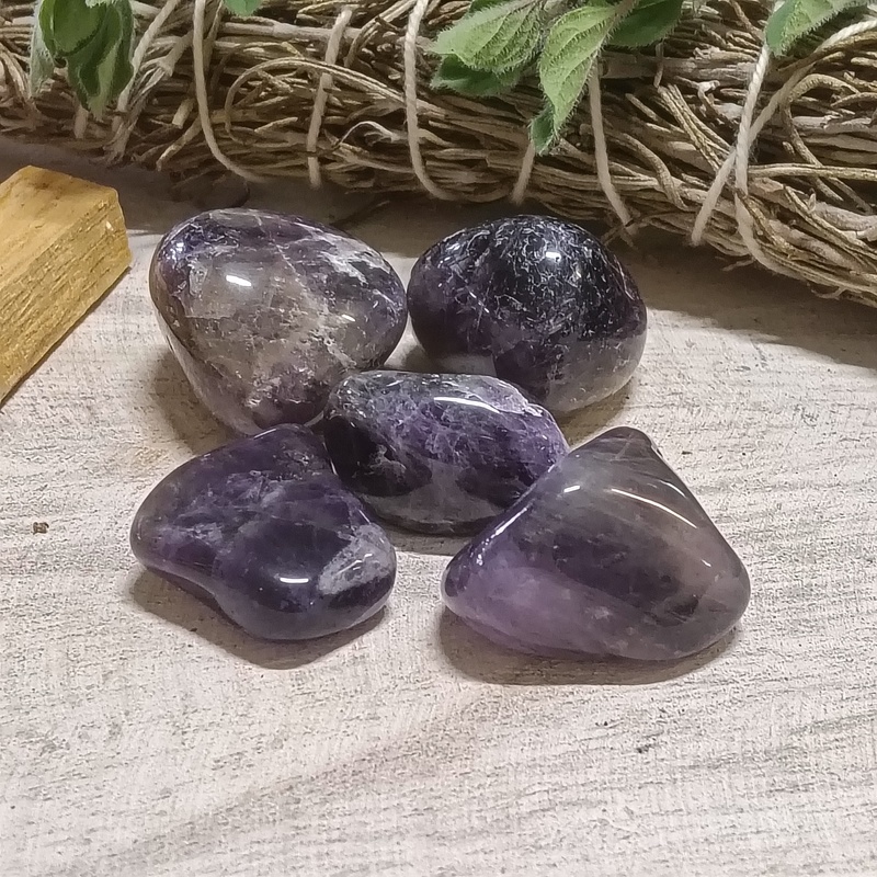 Amethyst Tumble Stones Pack 5