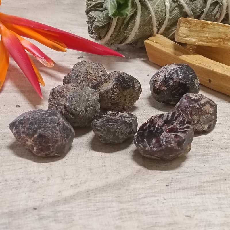 Raw Garnet Freeform Rocks Pack 8