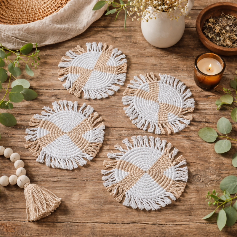 Cotton Trivet Set 4