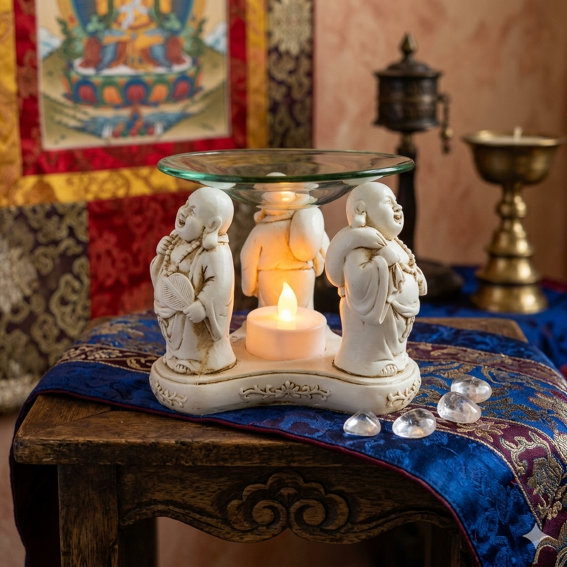 Lucky Buddha Oil Burner