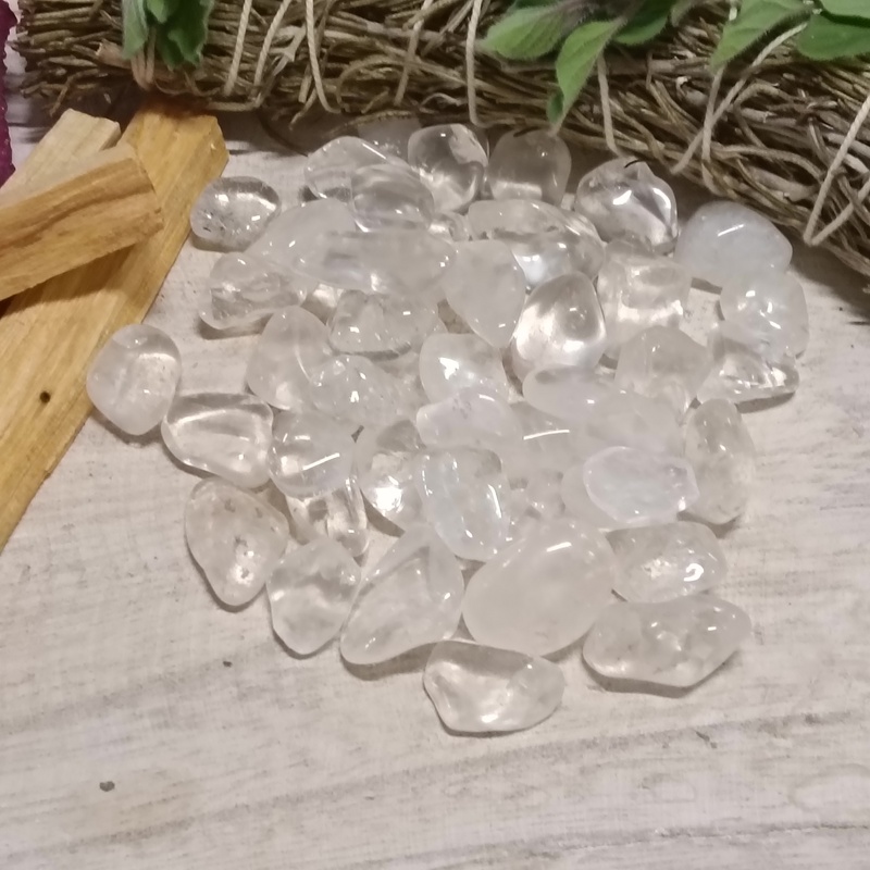 Clear Quartz Tumbles Pack 45