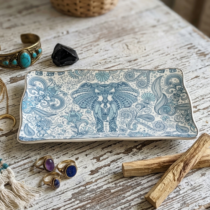 Ceramic Trinket Tray - Assorted