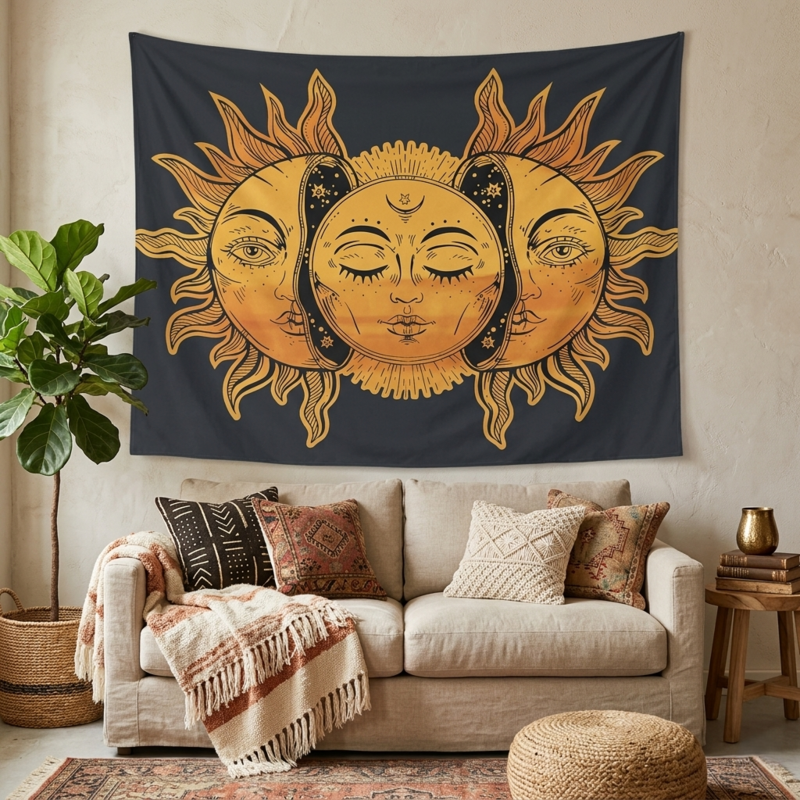 Triple Sun Cotton Tapestry