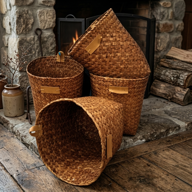 The Hearthside Artisanal Basket Set 4