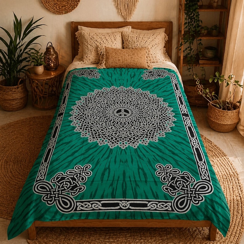 Single Bed Cotton Tapestry Peace – Assorted