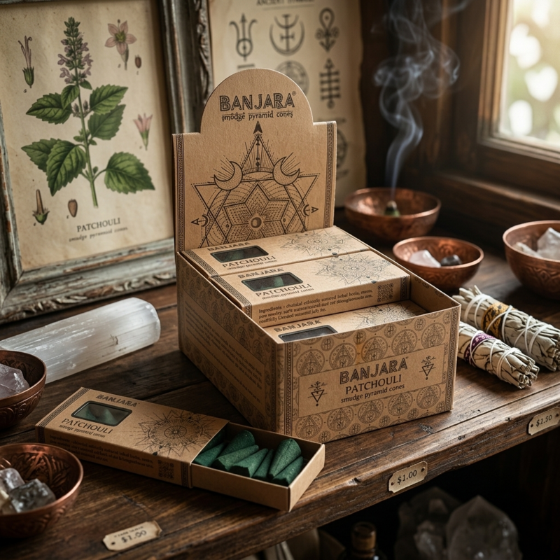 Banjara Patchouli Incense Cones