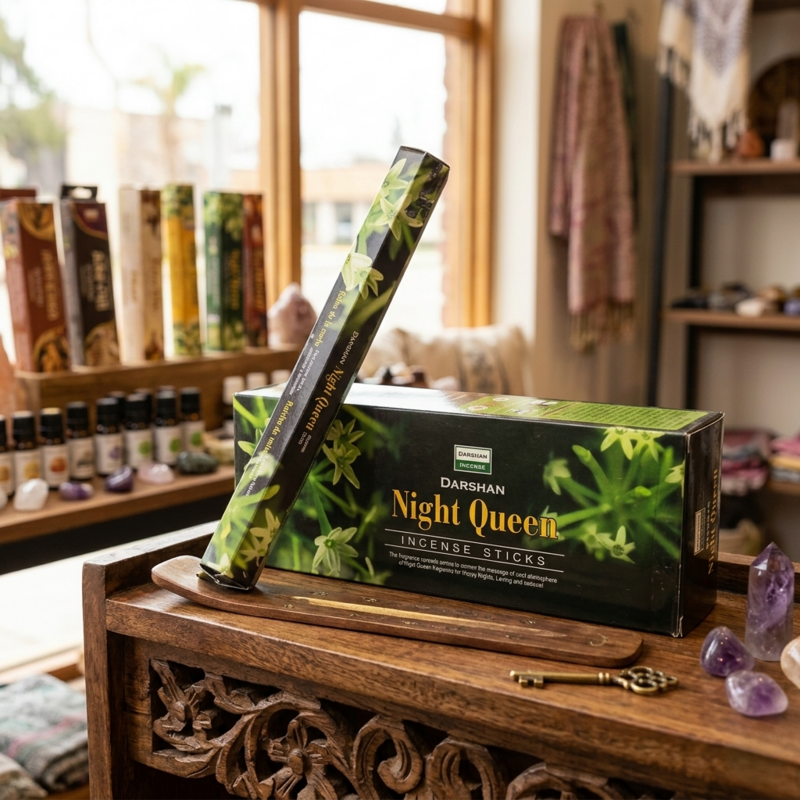 Darshan Incense 20 Stick Pack Night Queen