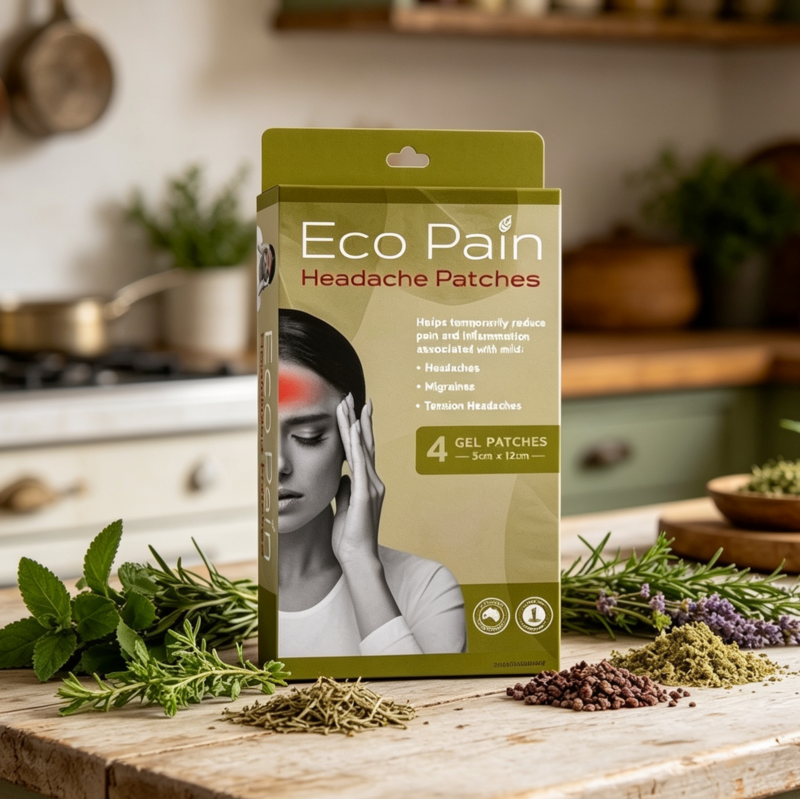 Eco Pain Eze Headache Patches 4 Pack
