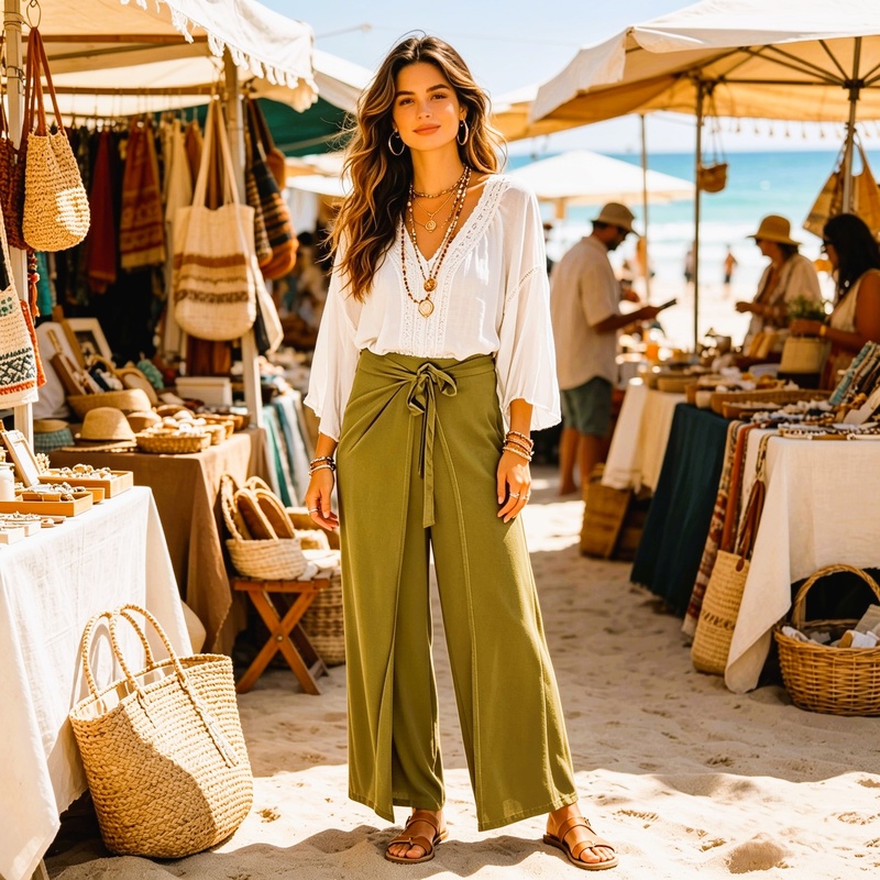 Summer Breeze Designs Wrap Pants