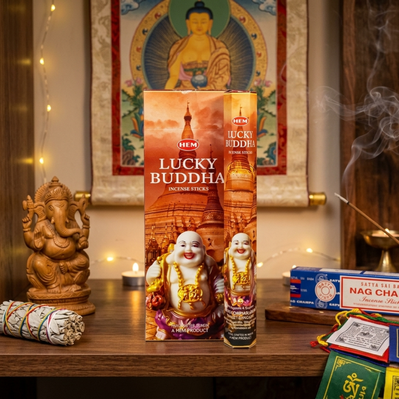 Hem Lucky Buddha Incense Sticks 20 Stick Pack