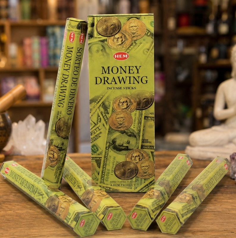 Hem Money Drawing Incense Sticks 20 Pack