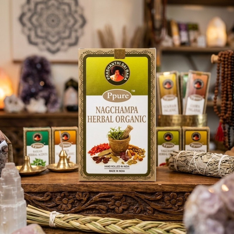 Ppure Nagchampa Herbal Organic Incense Sticks 15g