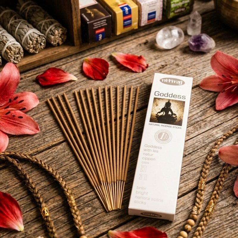Nitiraj Platinum - Incense Sticks 25g Pack Goddess