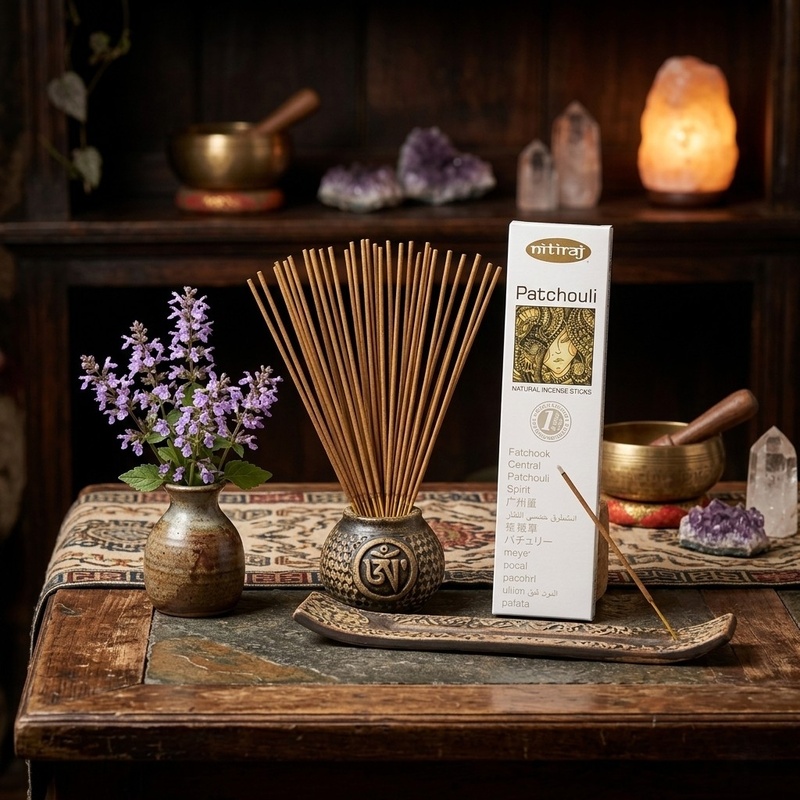 Nitiraj Platinum - Incense Sticks 25g Pack Patchouli