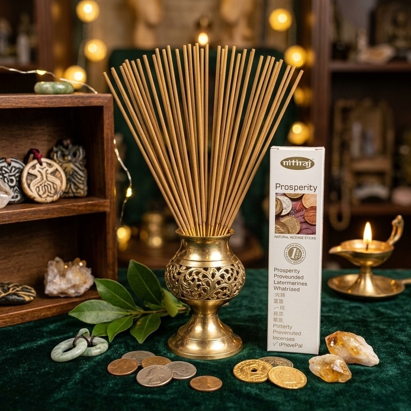 Nitiraj Platinum - Incense Sticks 25g Pack Prosperity