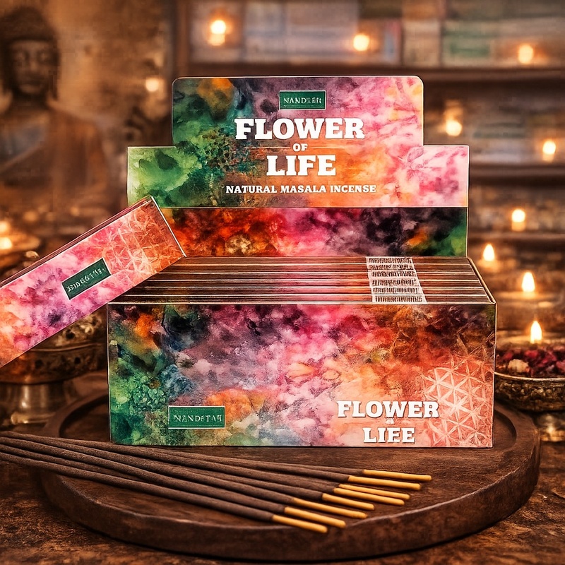 Nandita Flower of Life Incense Sticks 15g Pack