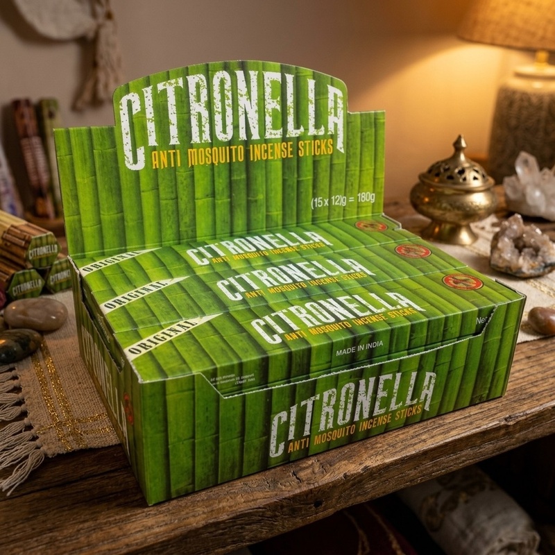 The Original Citronella Incense Sticks 15g Pack