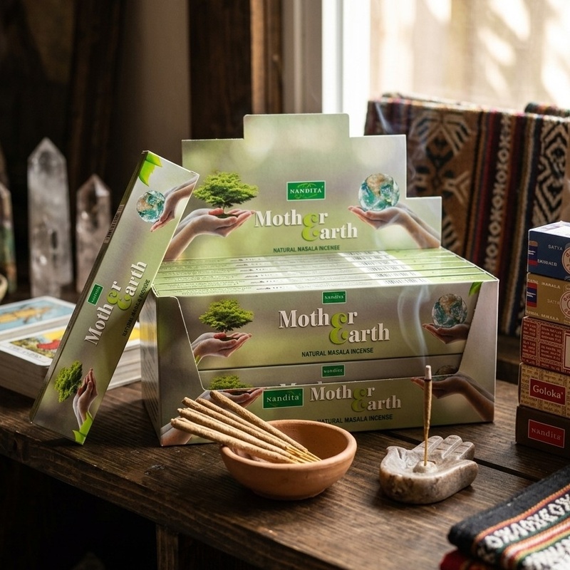 Nandita Mother Earth Incense Sticks 15g Pack