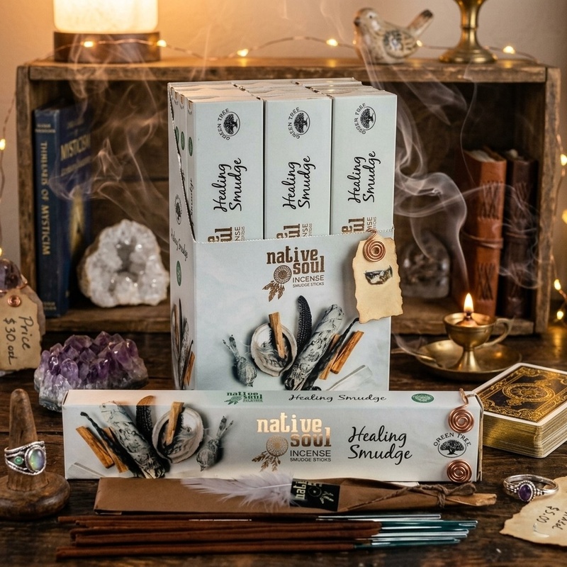 Native Soul Healing Smudge Incense Sticks 15g Pack