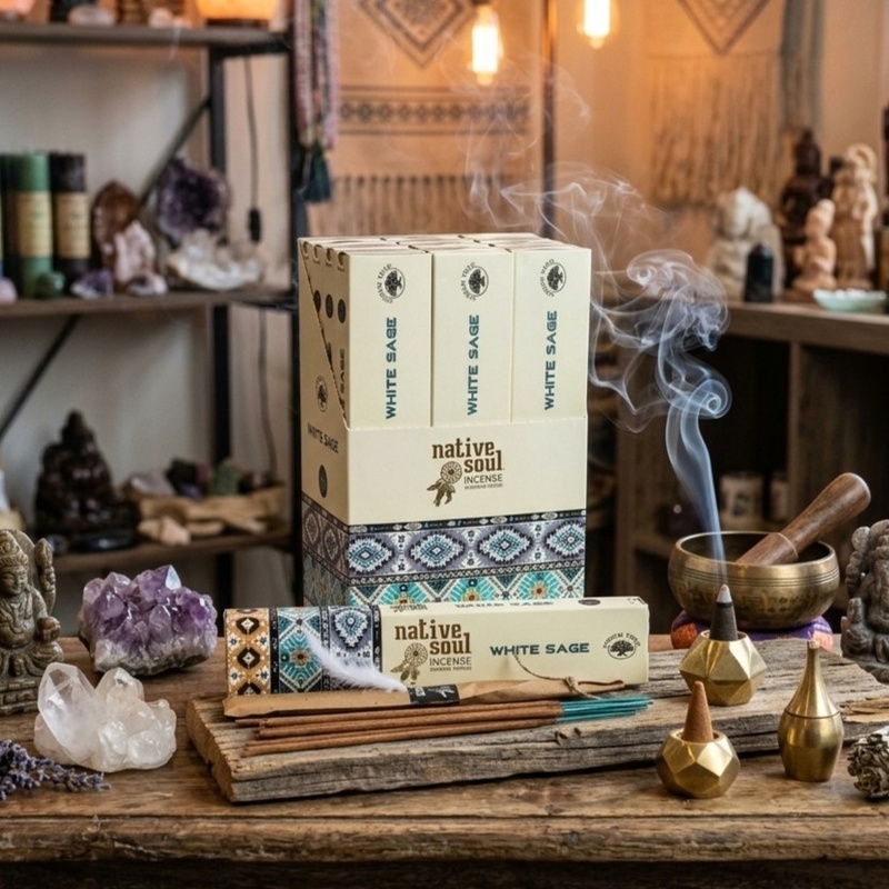 Native Soul White Sage Incense Sticks 15g Pack