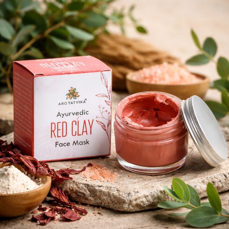 Arotatvika Red Clay Face Mask 100ml