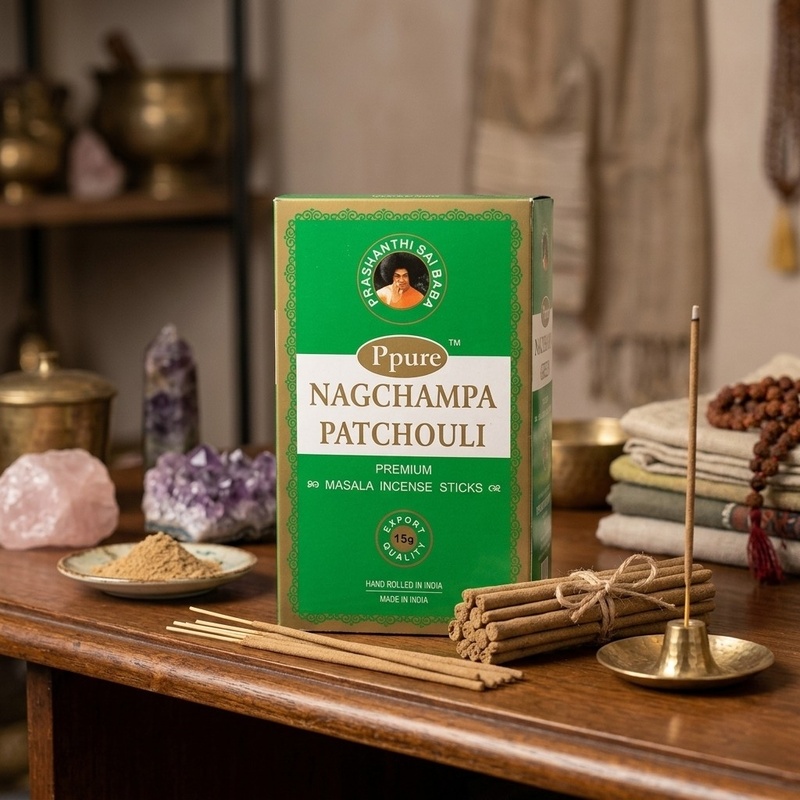Ppure Nagchampa Patchouli Incense Sticks 15g