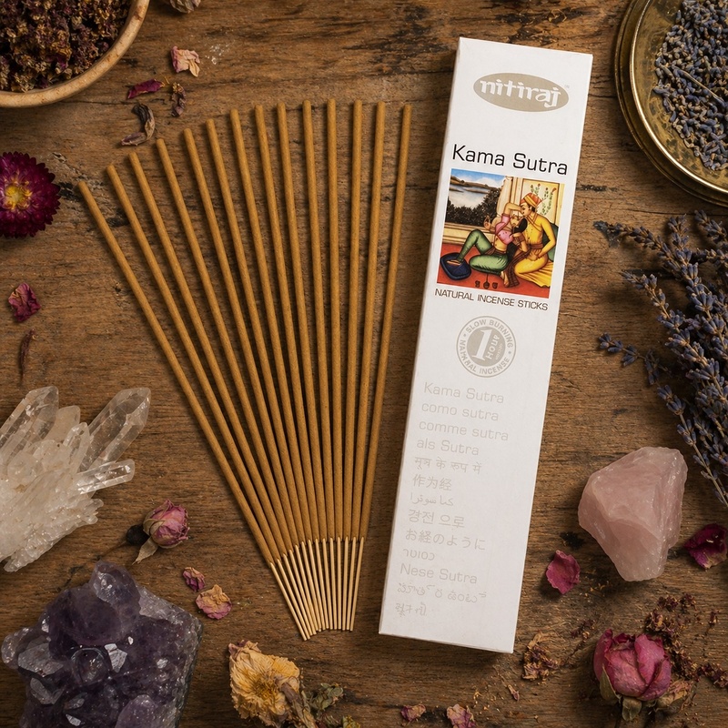 Nitiraj Platinum - Incense Sticks 25g Pack Kama Sutra