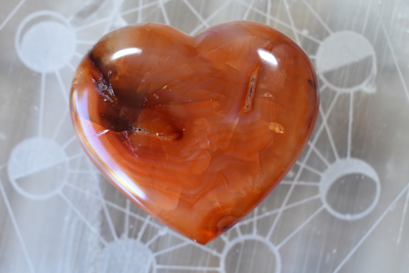 Carnelian Agate Heart Mini 65g