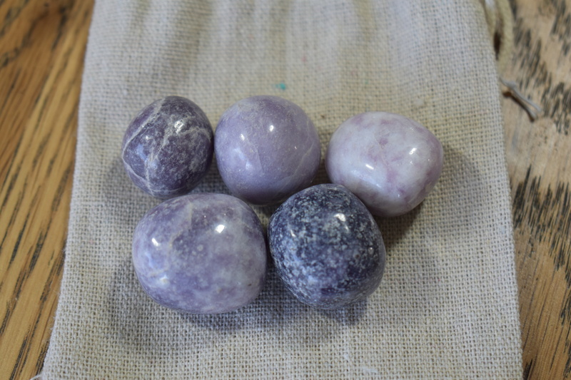 Lepidolite Tumbles 100g