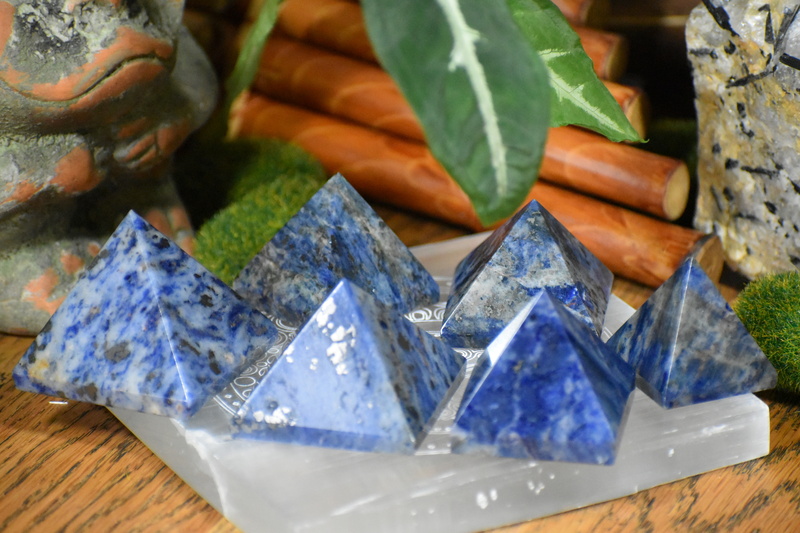 Sodalite Pyramids 43-139g