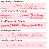 Custom Christmas Ribbon