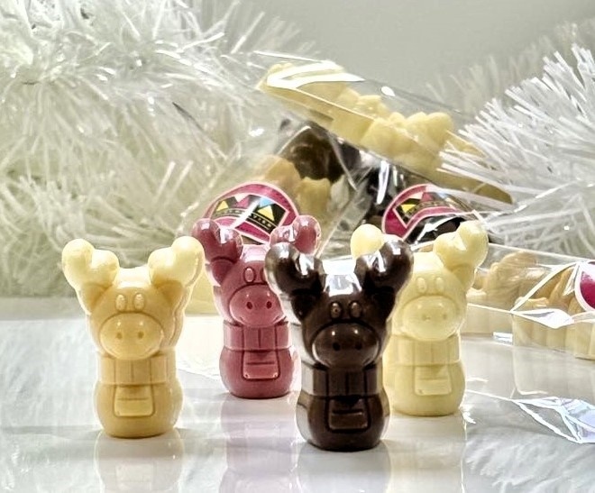 Christmas Reindeer Chocolate 4‑Pack – Festive Variety