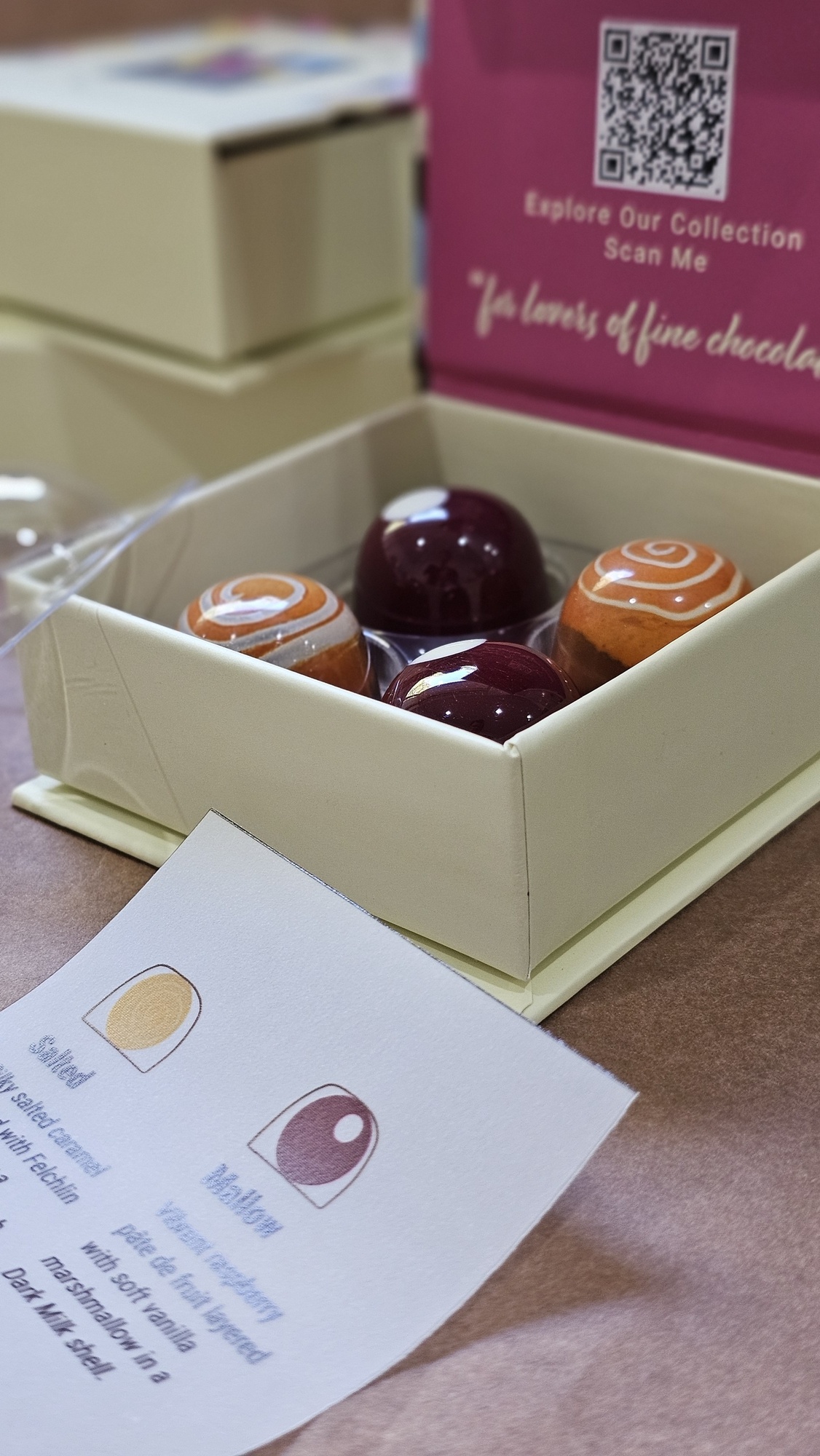 4‑Piece Artisan Bonbon Box